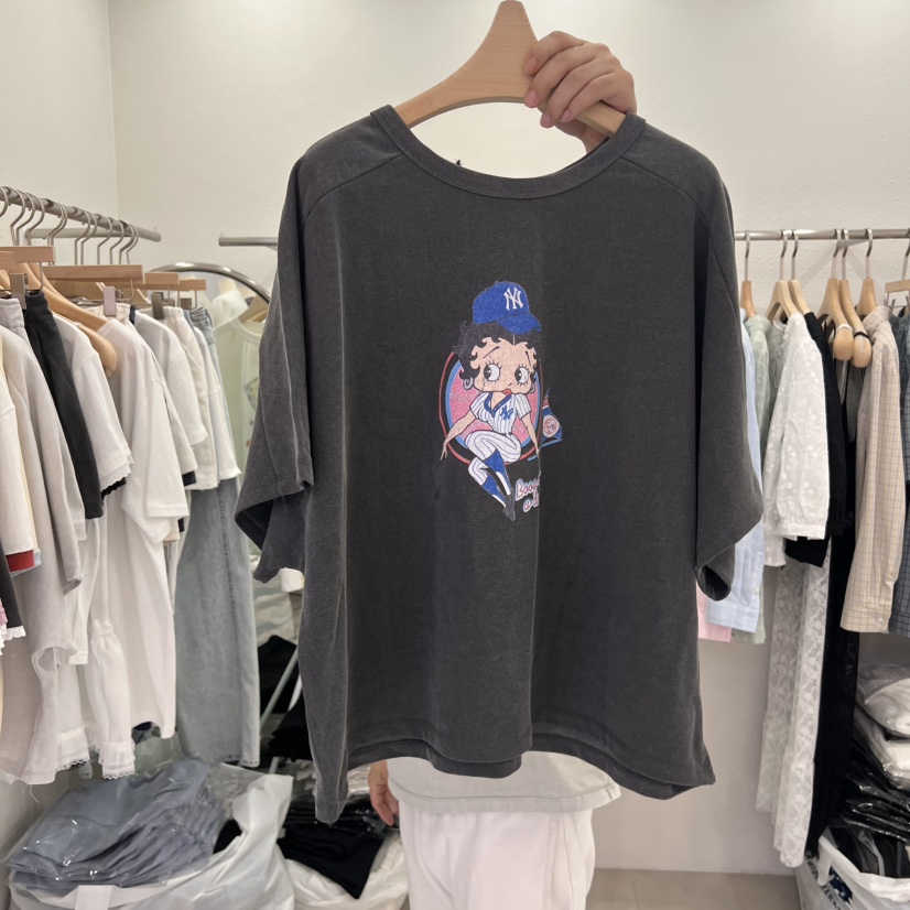 LELEN韓國㊣直郵東大門代購女裝新品休閑推薦25春夏長袖T恤LELEN長袖T恤圖色2