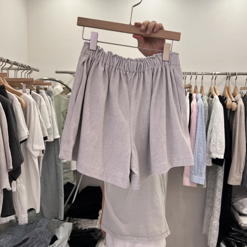 LELEN直郵韓國代購㊣女裝新品25春夏推薦人氣休閑熱賣時尚短褲LELEN短褲圖色2