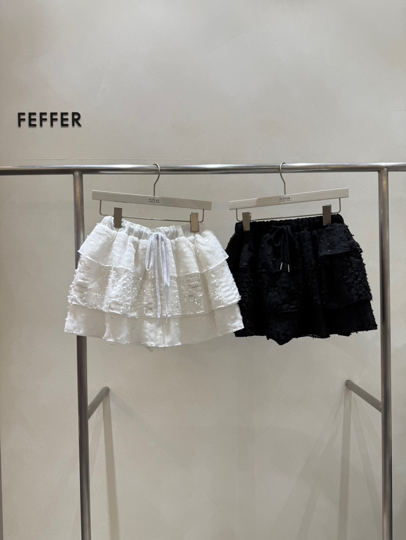 FEFFER韓國直郵㊣女裝新品25春夏時尚休閑推薦熱賣人氣裙褲FEFFER裙褲