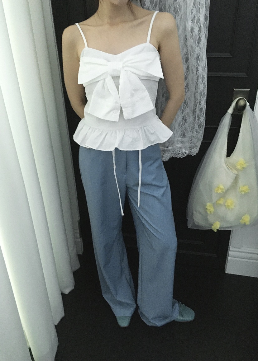 CLODE韓國直郵㊣女裝新品25春夏休閑熱賣時尚推薦人氣休閑褲SUGAR CASE休閑褲