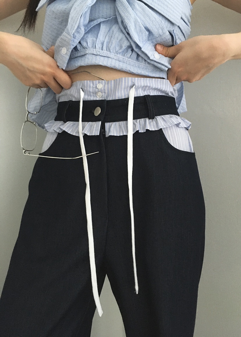 CLODE韓國直郵㊣女裝新品25春夏休閑熱賣時尚推薦人氣休閑褲SUGAR CASE休閑褲