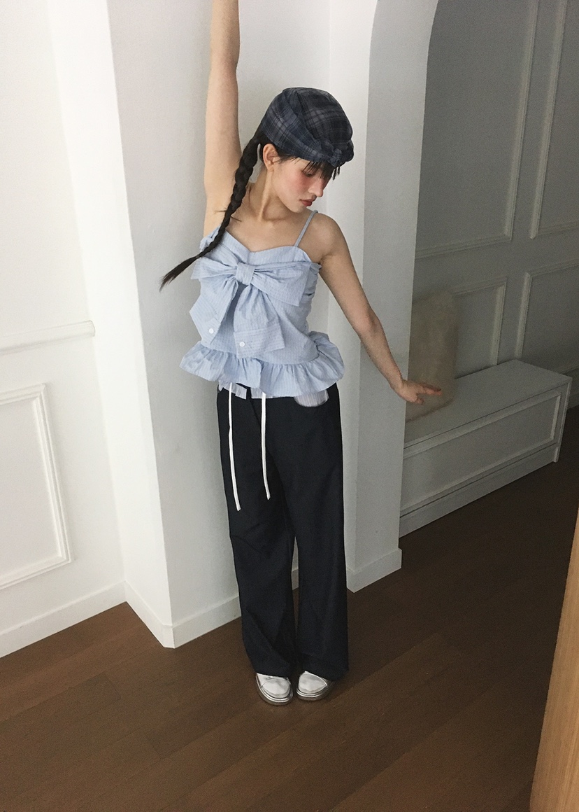 CLODE韓國直郵㊣女裝新品25春夏休閑熱賣時尚推薦人氣休閑褲SUGAR CASE休閑褲