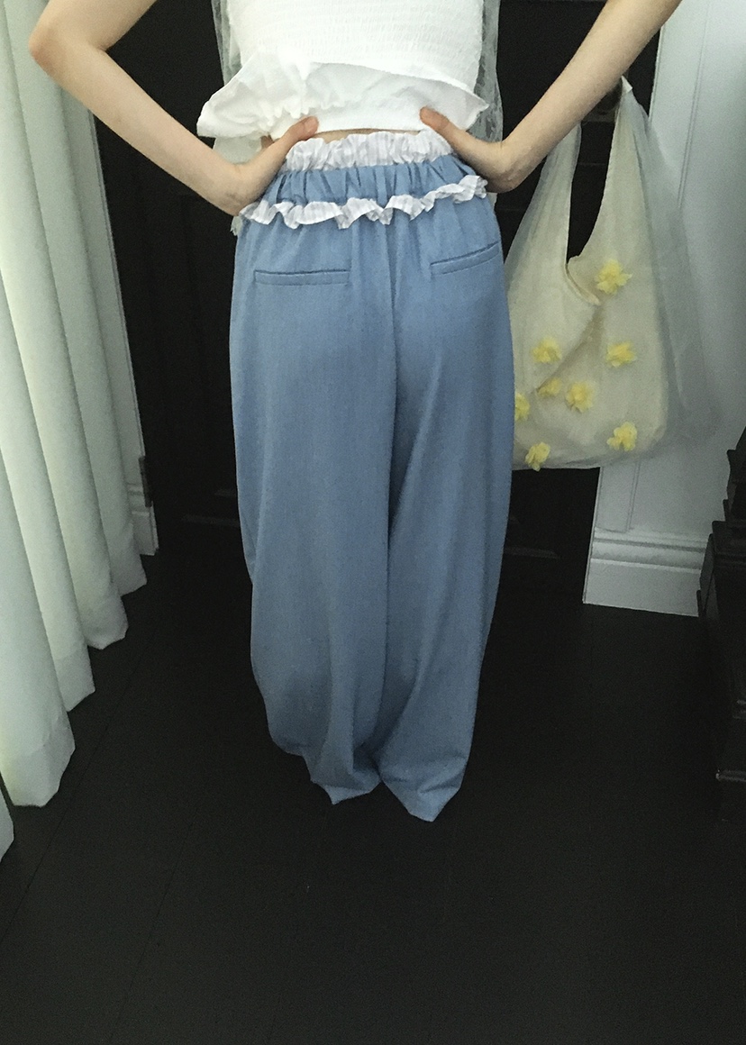 CLODE韓國直郵㊣女裝新品25春夏休閑熱賣時尚推薦人氣休閑褲SUGAR CASE休閑褲