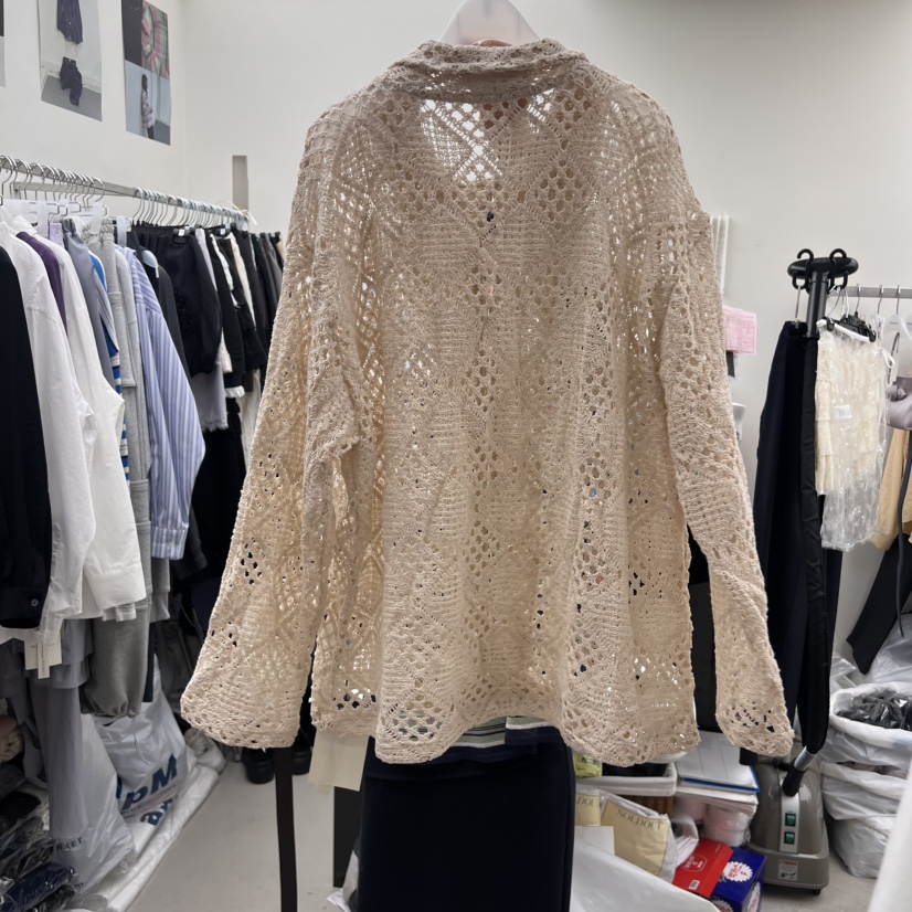 SOLD OUT直郵韓國代購㊣女裝新品人氣推薦時尚針織衫開衫緊身SOLD OUT針織衫