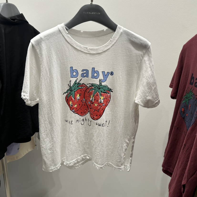 TARABY MOTION韓國直郵㊣東大門實拍女裝新款時尚25春夏T恤TARABY MOTIONT恤