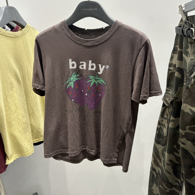 TARABY MOTION韓國直郵㊣東大門實拍女裝新款時尚25春夏T恤TARABY MOTIONT恤圖色4