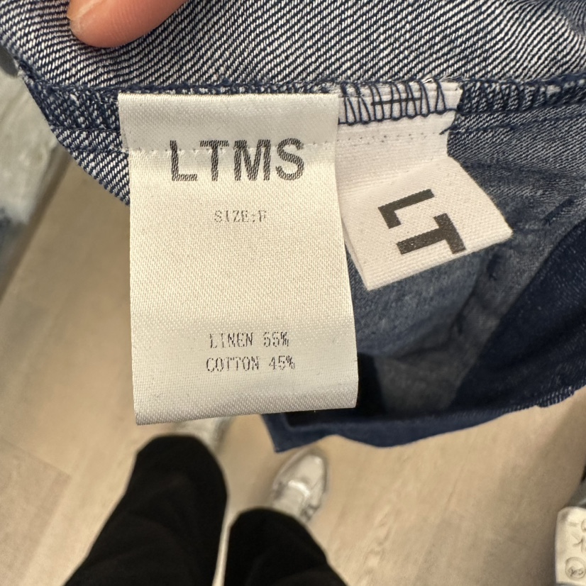 LTMS韓國直郵㊣女裝新品時尚人氣推薦25春夏熱賣休閑短褲亞麻LTMS短褲