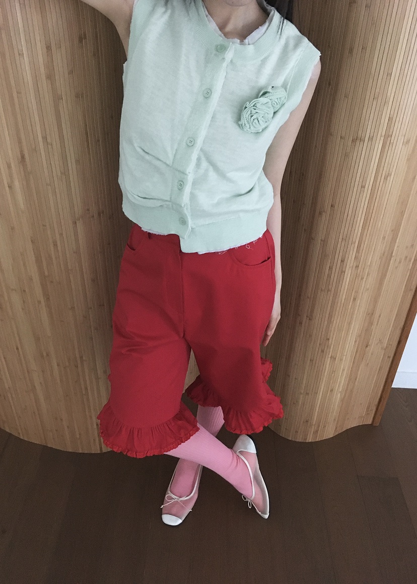 CLODE韓國直郵㊣女裝新款熱賣人氣時尚25春夏休閑推薦馬甲褶皺CLODE馬甲