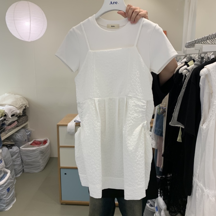 ARE韓國直郵㊣東大門實拍女裝新品時尚推薦連衣裙不含內搭緊身ARE YOU/ARE連衣裙