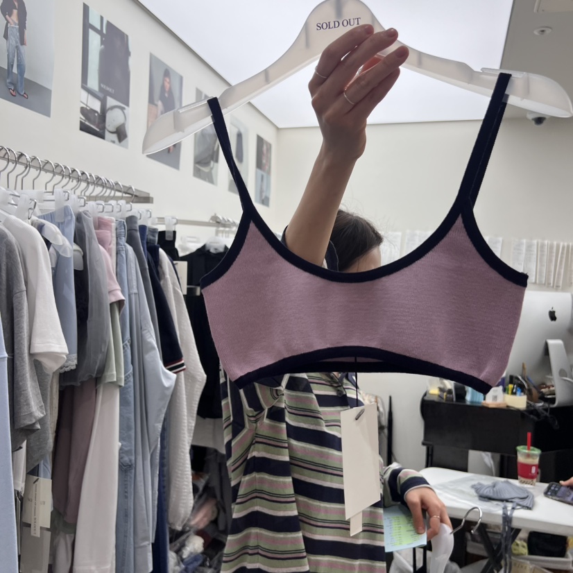 SOLD OUT韓國㊣直郵東大門代購女裝新品人氣推薦熱賣吊帶背心SOLD OUT吊帶/背心圖色2