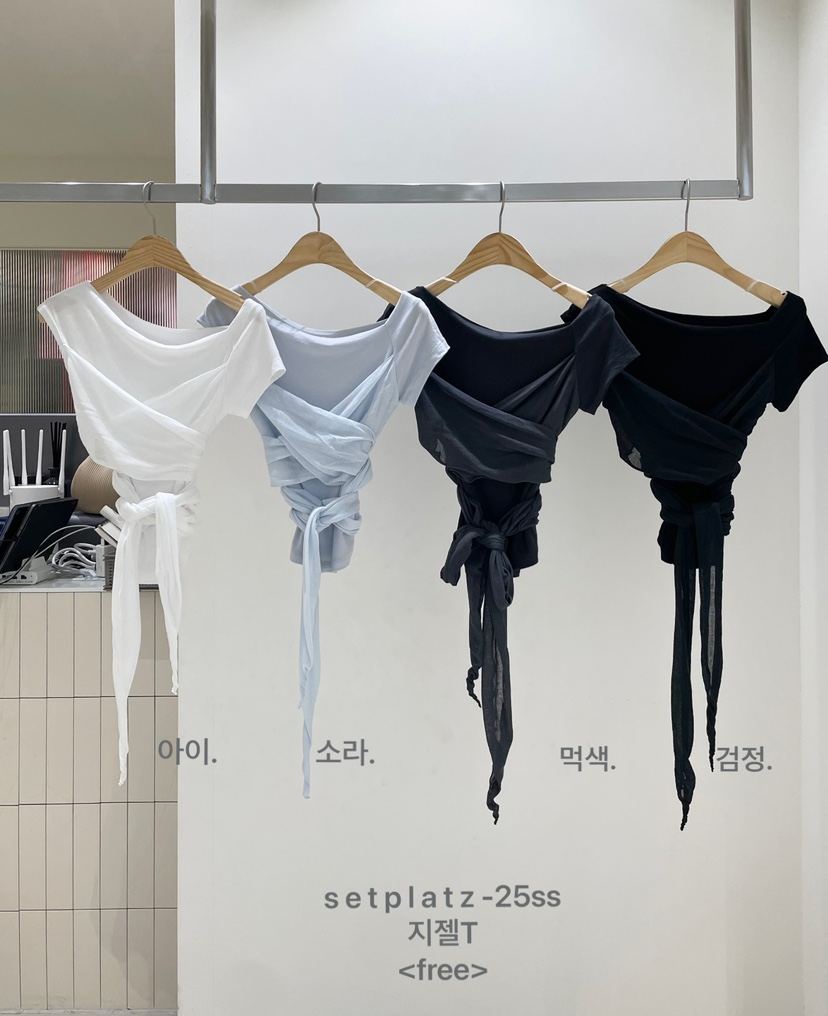 SETPLATZ直郵韓國代購㊣女裝新品時尚休閑25春夏推薦熱賣T恤PLATZCLASSICT恤