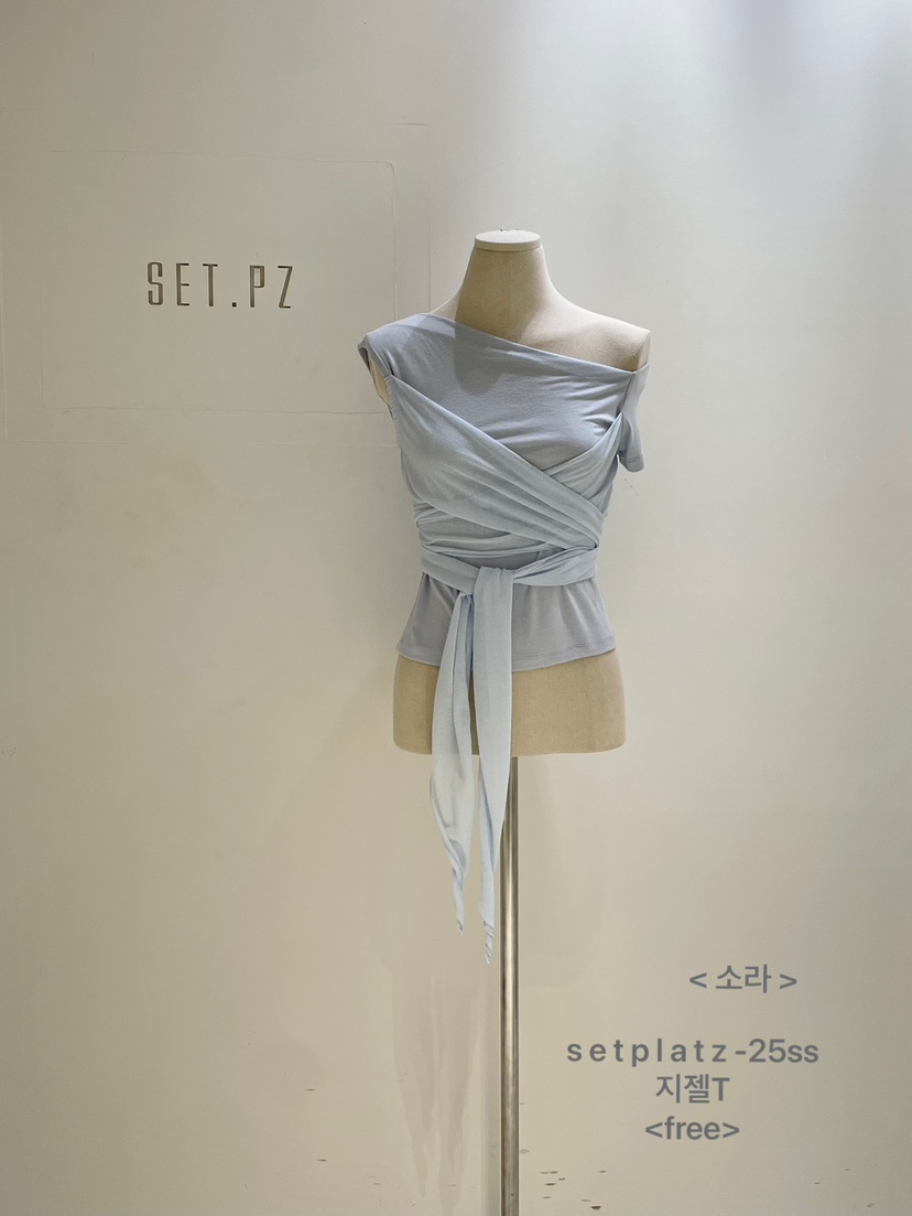 SETPLATZ直郵韓國代購㊣女裝新品時尚休閑25春夏推薦熱賣T恤PLATZCLASSICT恤圖色2