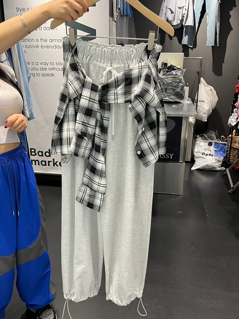 EL BOSQUE韓國直郵㊣女裝新品休閑推薦時尚熱賣人氣休閑褲EL BOSQUE休閑褲圖色2