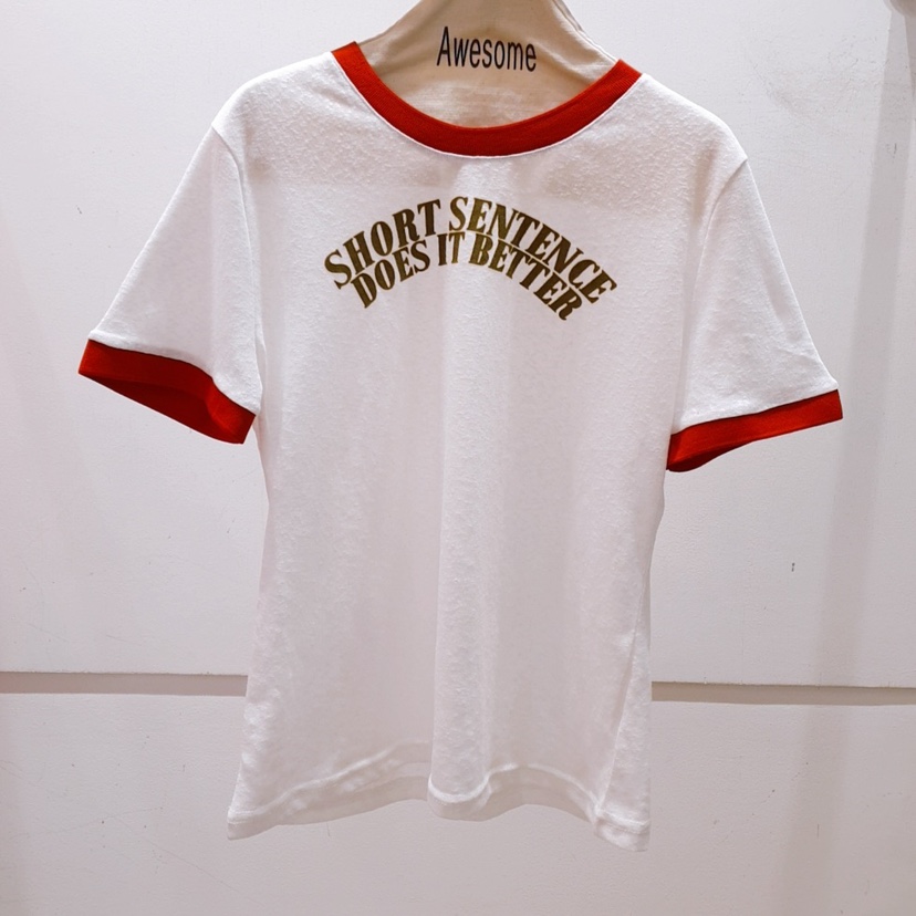 AWESOME-P韓國㊣直郵東大門代購女裝新款熱賣25春夏推薦T恤AWESOME-PT恤圖色1