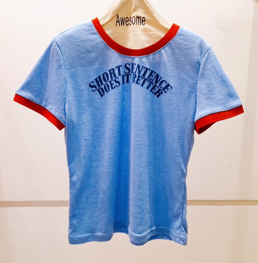 AWESOME-P韓國㊣直郵東大門代購女裝新款熱賣25春夏推薦T恤AWESOME-PT恤圖色2