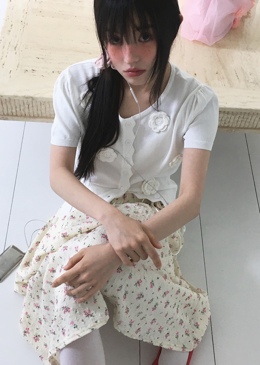 CLODE韓國㊣直郵東大門代購女裝新款時尚休閑25春夏針織衫開衫CLODE針織衫