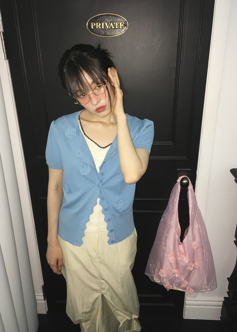 CLODE韓國㊣直郵東大門代購女裝新款時尚休閑25春夏針織衫開衫CLODE針織衫
