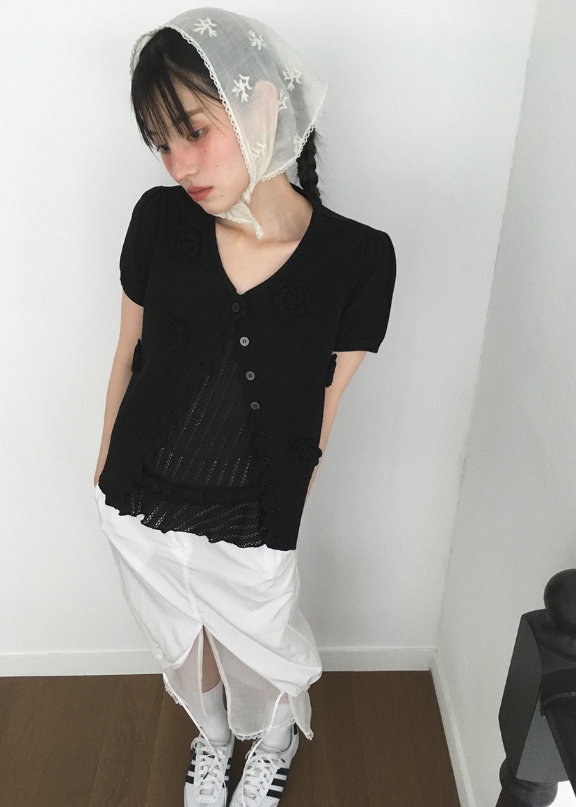 CLODE韓國㊣直郵東大門代購女裝新款時尚休閑25春夏針織衫開衫CLODE針織衫
