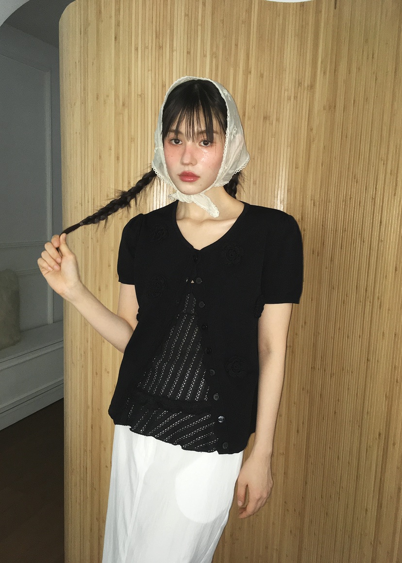 CLODE韓國㊣直郵東大門代購女裝新款時尚休閑25春夏針織衫開衫CLODE針織衫圖色4