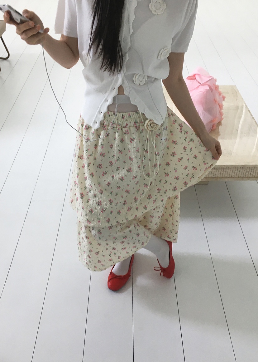 CLODE直郵韓國代購㊣女裝新款時尚熱賣休閑推薦25春夏人氣長裙SUGAR CASE長裙