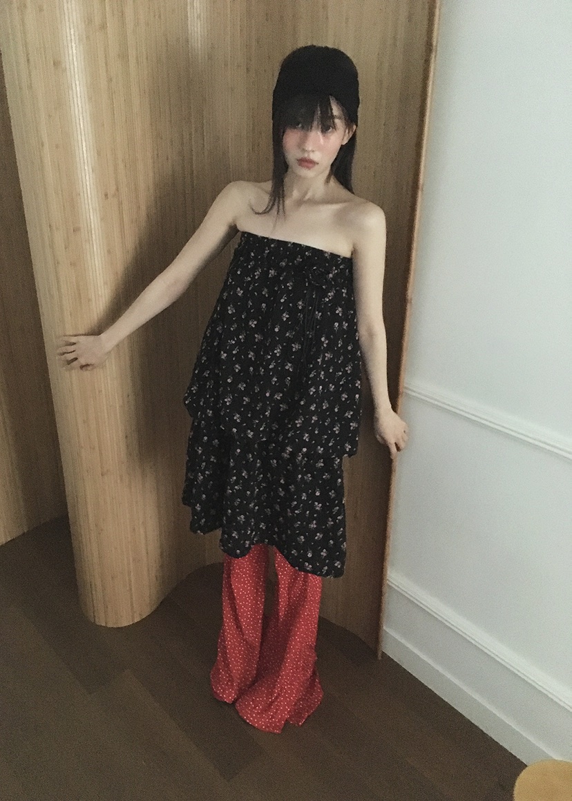 CLODE直郵韓國代購㊣女裝新款時尚熱賣休閑推薦25春夏人氣長裙SUGAR CASE長裙