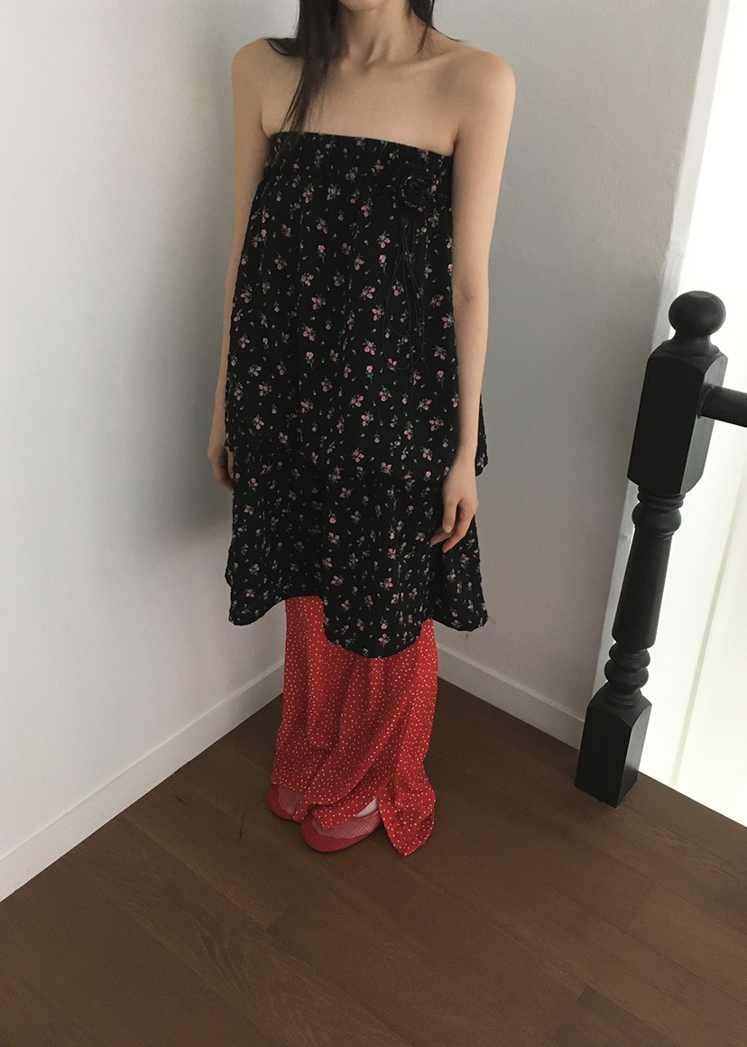 CLODE直郵韓國代購㊣女裝新款時尚熱賣休閑推薦25春夏人氣長裙SUGAR CASE長裙