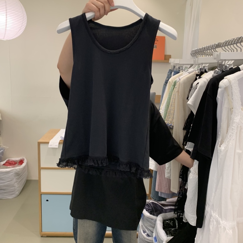 ARE直郵韓國代購㊣女裝新款熱賣推薦25春夏休閑時尚吊帶背心ARE YOU/ARE吊帶/背心圖色3