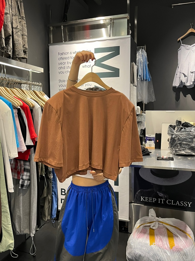 EL BOSQUE韓國直郵㊣東大門實拍女裝新品推薦時尚休閑熱賣T恤EL BOSQUET恤圖色3