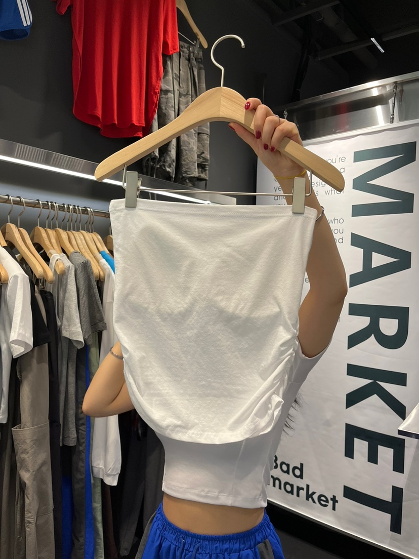 EL BOSQUE韓國直郵㊣東大門實拍女裝新品推薦吊帶背心褶皺EL BOSQUE吊帶/背心