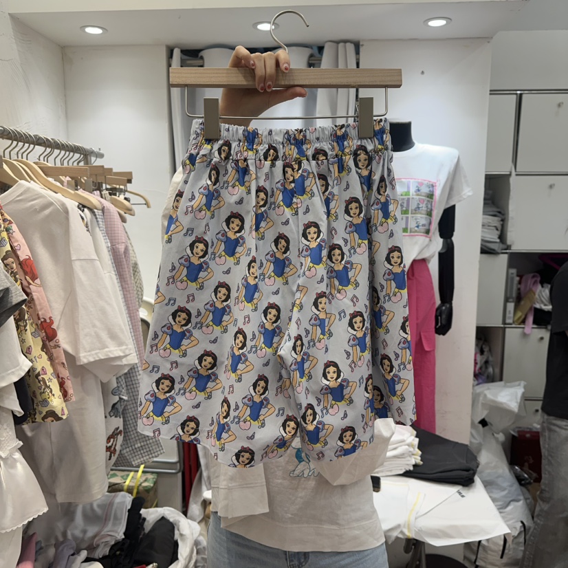 DE LINE韓國直郵㊣女裝新品推薦熱賣25春夏人氣時尚休閑短褲DE LINE短褲