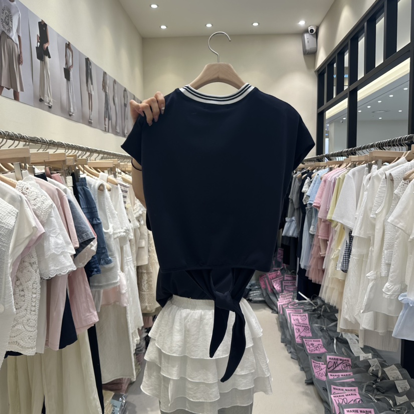MARIE MARIE韓國直郵㊣女裝新品熱賣25春夏人氣休閑時尚T恤MARIE MARIET恤