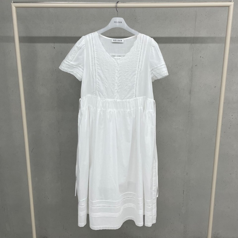 HELDER-P韓國直郵㊣女裝新品人氣推薦熱賣25春夏連衣裙刺繡棉質HELDER連衣裙