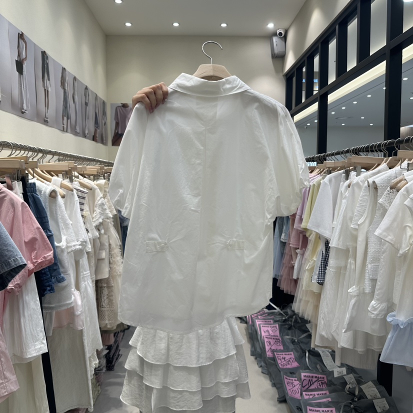 MARIE MARIE直郵韓國代購㊣女裝新款熱賣休閑推薦襯衫蕾絲衫MARIE MARIE襯衫/蕾絲衫