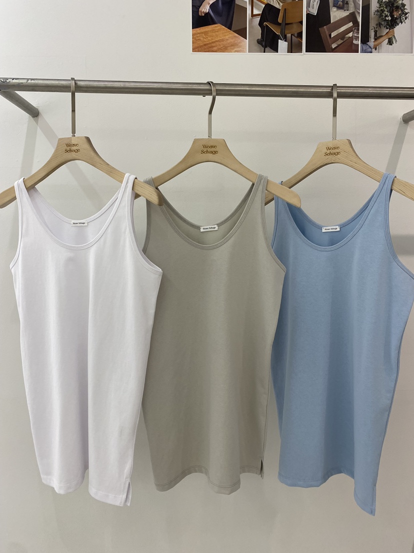 WEAUE SELVAGE韓國㊣直郵東大門代購女裝新款25春夏吊帶背心WEAUE SELVAGE吊帶/背心