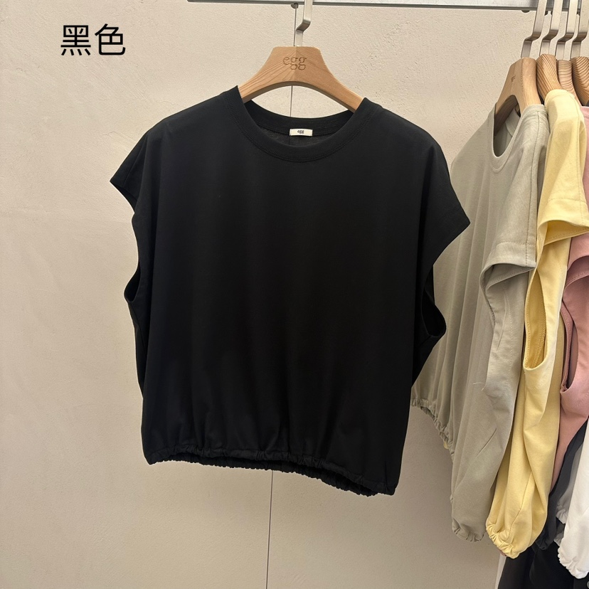EGG韓國直郵㊣女裝新款休閑人氣熱賣時尚25春夏推薦T恤EGG-訂貨周期長T恤圖色6