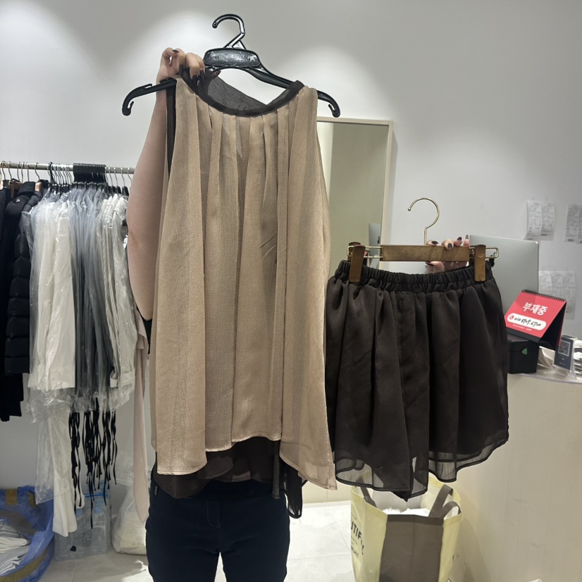 LAFFINE-P韓國㊣直郵東大門代購女裝新品25春夏熱賣人氣套裝LAFFINE-P套裝圖色2