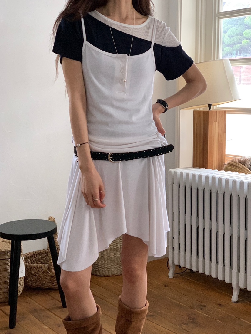 MORE THAN-P韓國㊣直郵東大門代購女裝新品人氣休閑連衣裙MORE THAN連衣裙