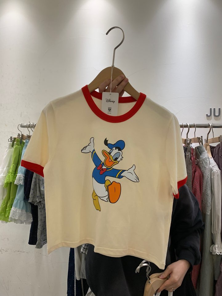 JUPITER韓國㊣直郵東大門代購女裝新品人氣推薦時尚熱賣T恤鴨JUPITERT恤圖色3