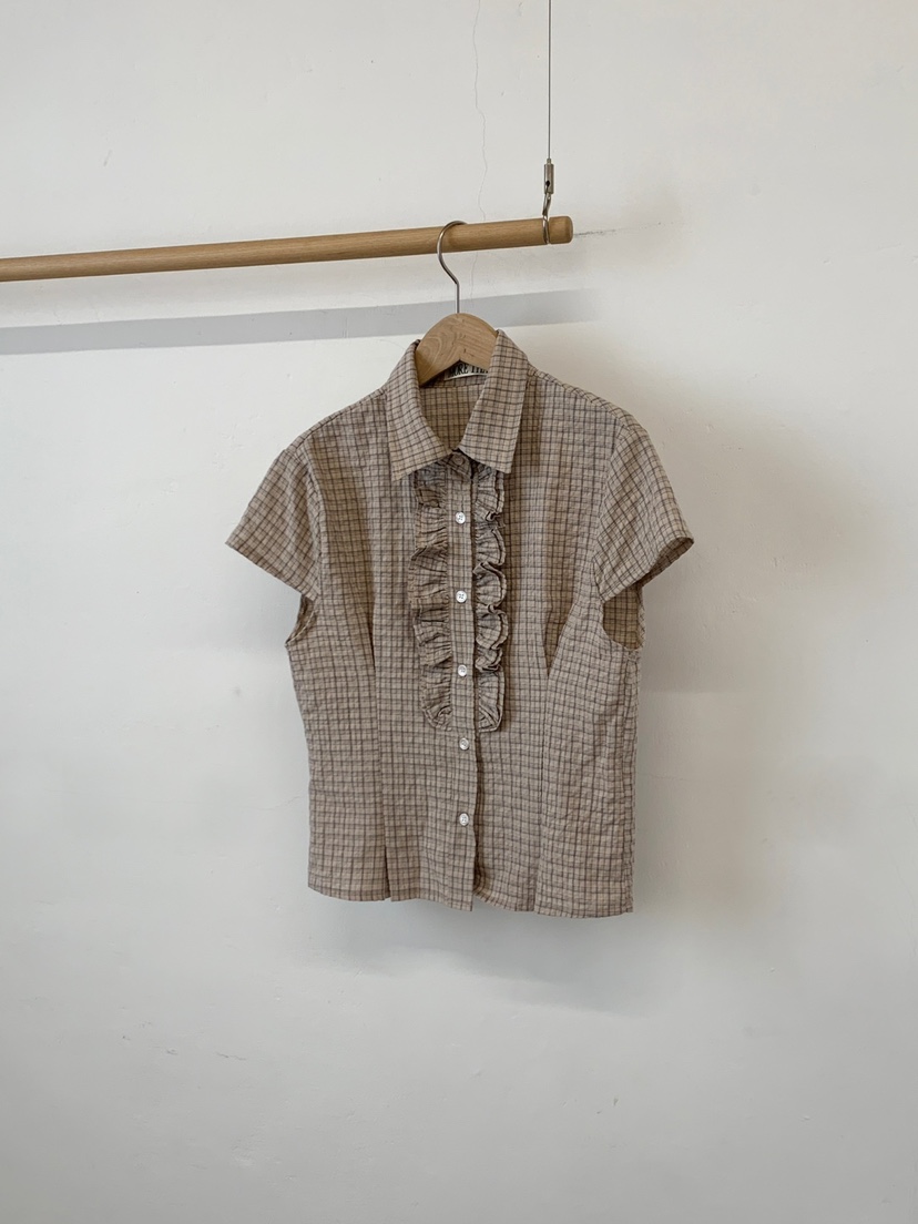 MORE THAN-P韓國直郵㊣東大門實拍女裝新品熱賣襯衫蕾絲衫MORE THAN襯衫/蕾絲衫圖色1