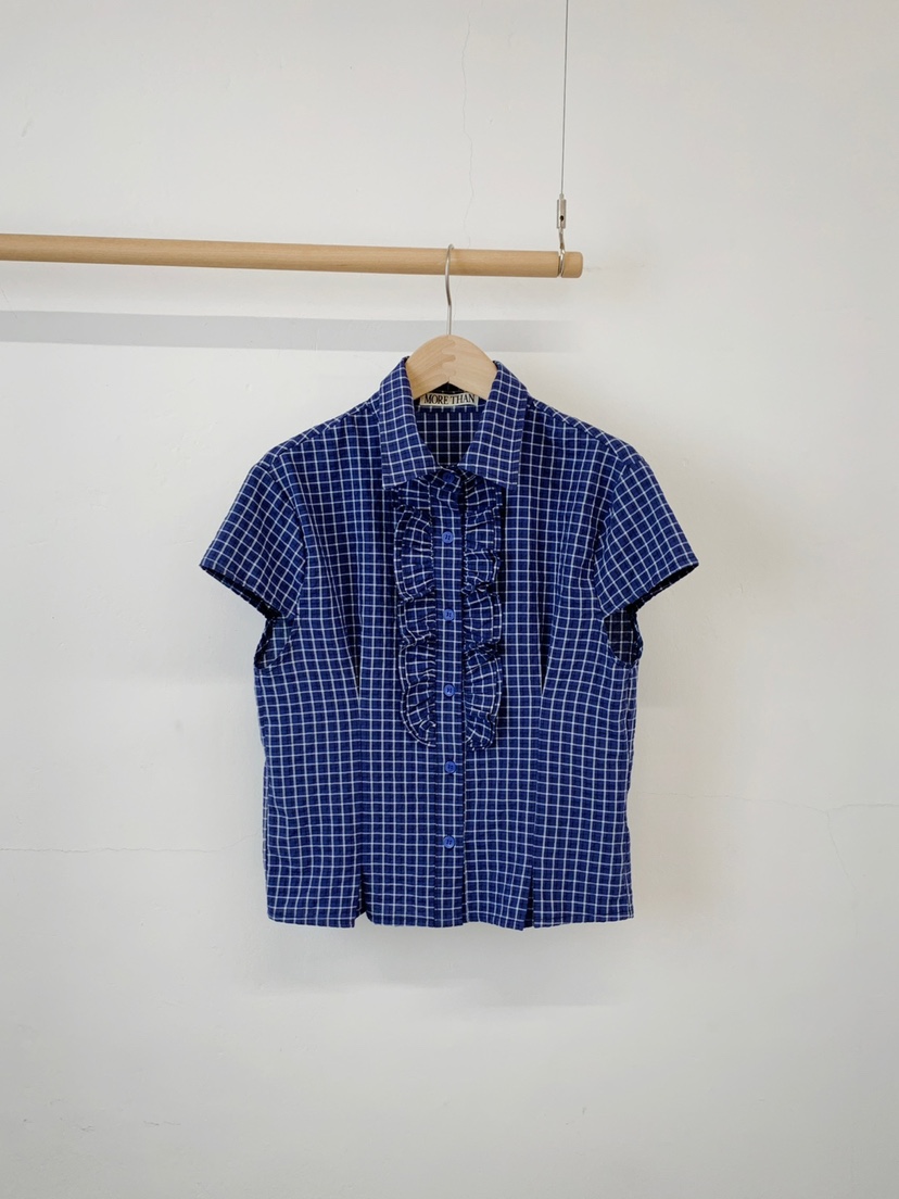 MORE THAN-P韓國直郵㊣東大門實拍女裝新品熱賣襯衫蕾絲衫MORE THAN襯衫/蕾絲衫圖色2