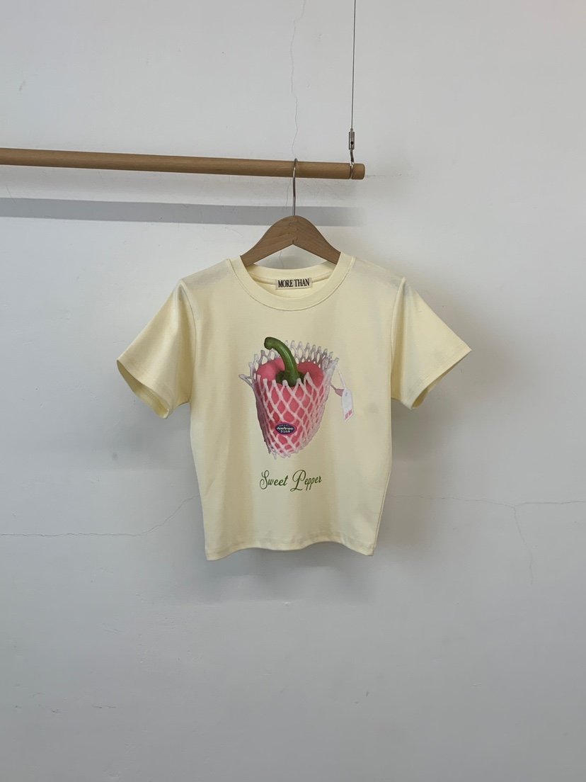 MORE THAN-P韓國直郵㊣女裝新品25春夏推薦休閑人氣熱賣T恤MORE THANT恤圖色2