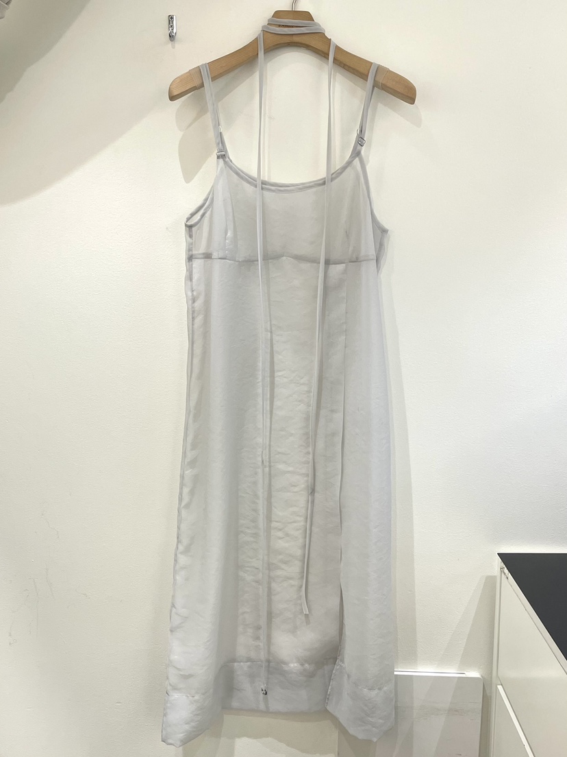 OBSESS韓國㊣直郵東大門代購女裝新款25春夏休閑連衣裙歐根紗OBSESS/EARLY BIRD連衣裙圖色2