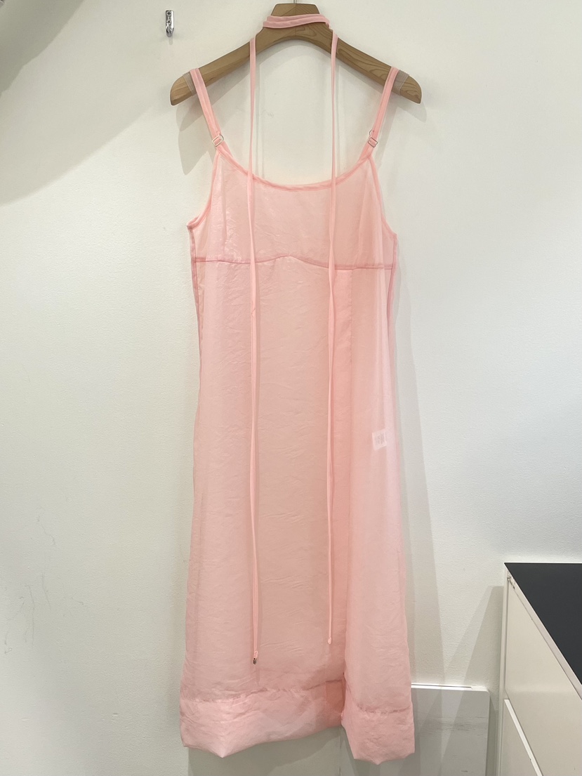 OBSESS韓國㊣直郵東大門代購女裝新款25春夏休閑連衣裙歐根紗OBSESS/EARLY BIRD連衣裙圖色3