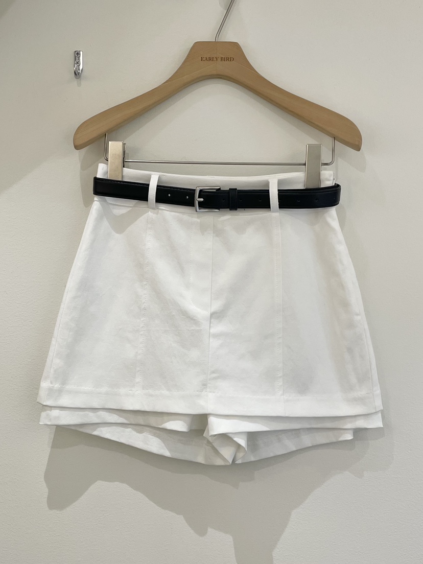 OBSESS韓國㊣直郵東大門代購女裝新品時尚休閑人氣裙褲含腰帶OBSESS/EARLY BIRD裙褲