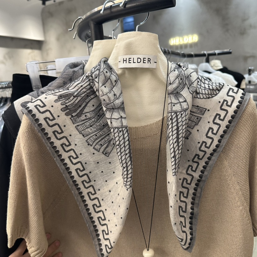 HELDER-P韓國直郵㊣東大門實拍女裝新品25春夏時尚圍巾披肩HELDER圍巾/披肩圖色2