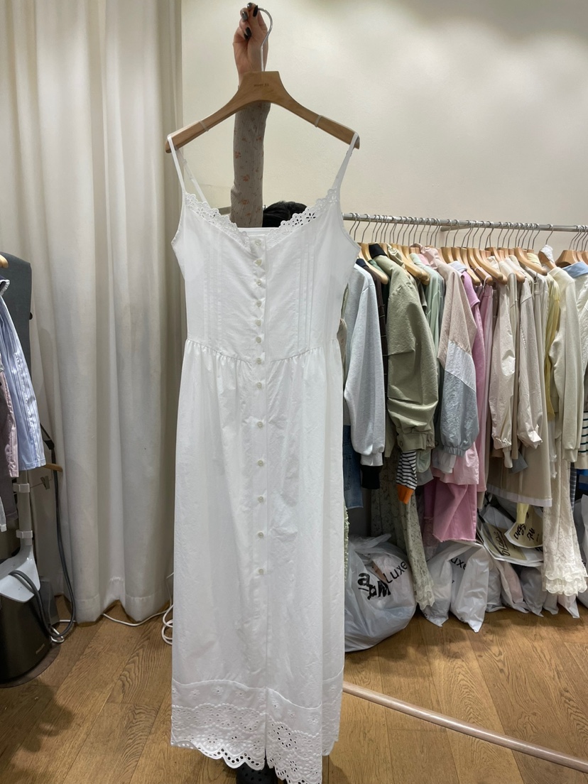 AUVERFIT直郵韓國代購㊣女裝新品推薦人氣熱賣連衣裙棉質長款AUVERFIT連衣裙