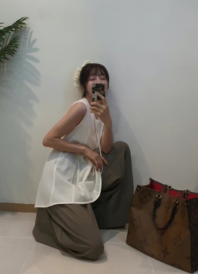 GENTLE B韓國直郵㊣女裝新款25春夏人氣熱賣推薦休閑吊帶背心GENTLE B吊帶/背心