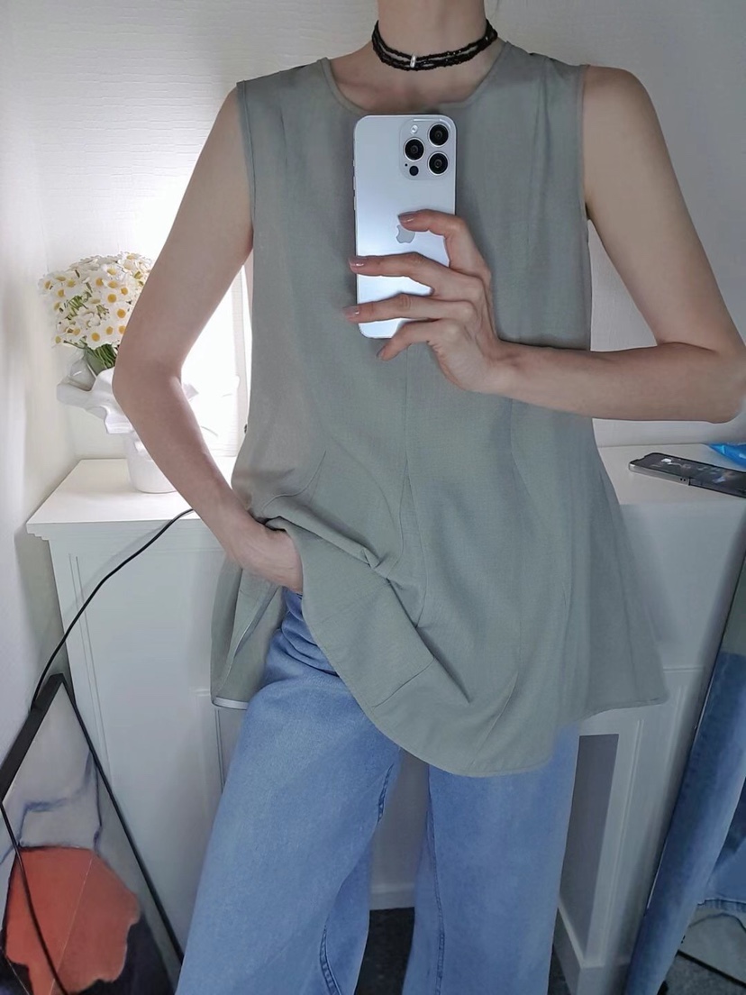 GENTLE B韓國直郵㊣女裝新款25春夏人氣熱賣推薦休閑吊帶背心GENTLE B吊帶/背心圖色2