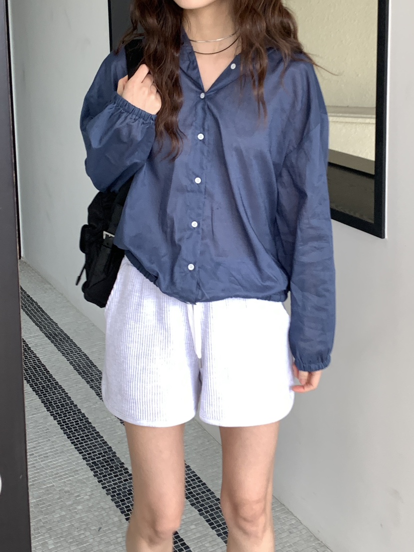 BAKING POWDER直郵韓國代購㊣女裝新款休閑熱賣推薦短褲海軍BAKING POWDER短褲