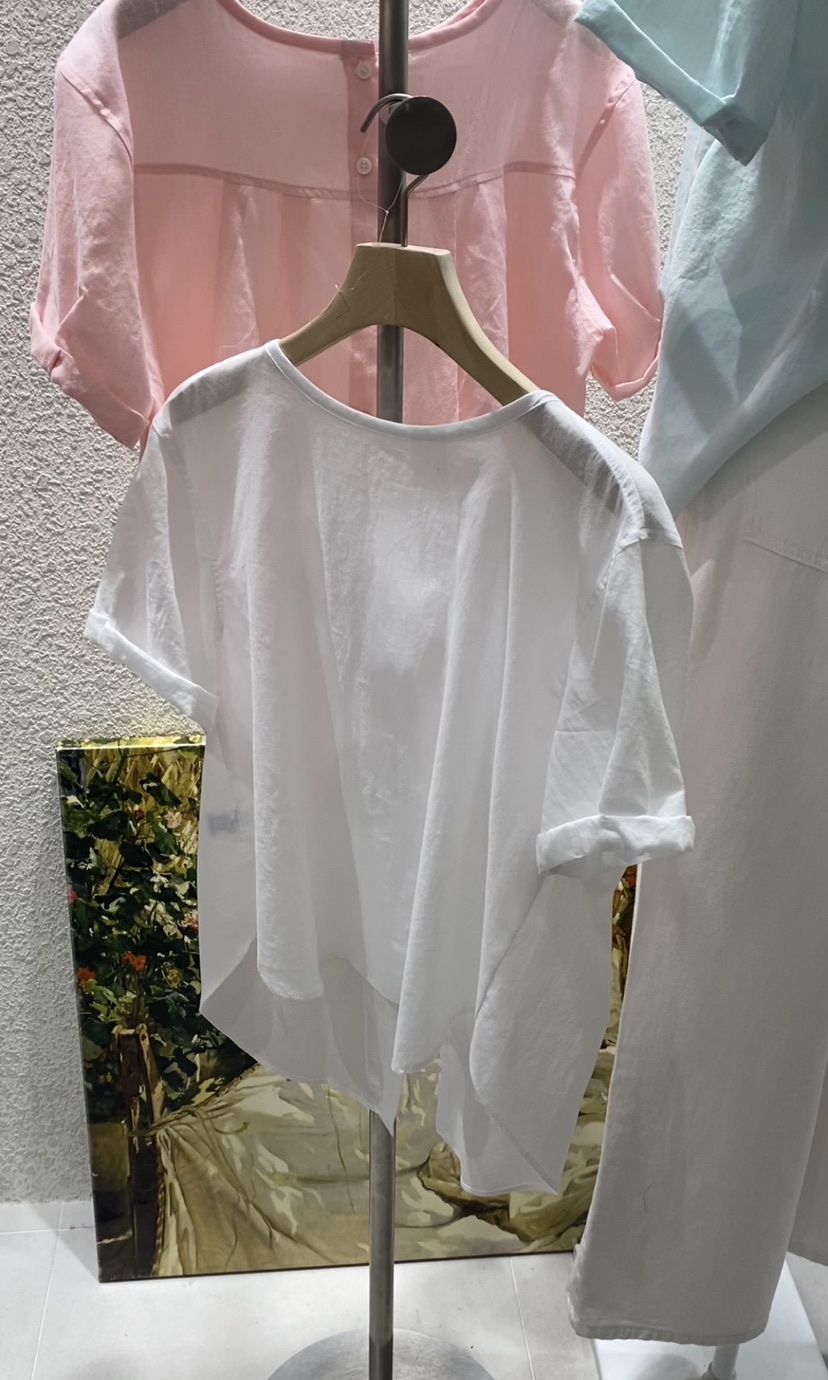 N BROWN韓國直郵㊣女裝新款時尚熱賣25春夏人氣襯衫蕾絲衫N BROWN襯衫/蕾絲衫